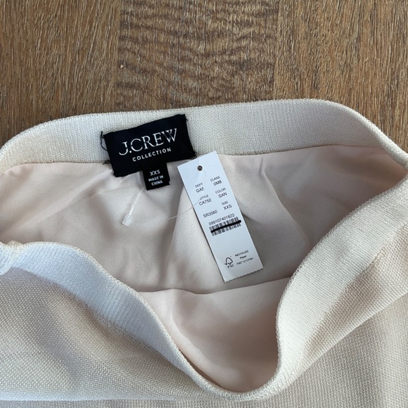 NWT J. Crew Collection sand sheer sweater-skirt with sequins SZ XXS - Picture 7 of 8